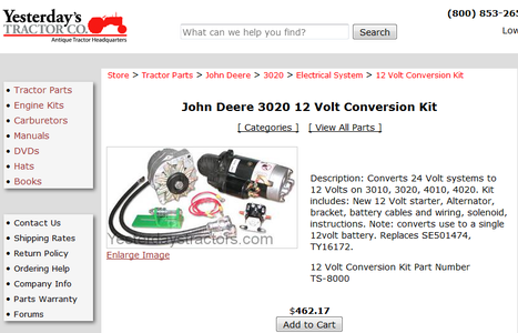 John Deere 3020 24v to 12v Conversion : 15 Steps (with Pictures) - Instructables Instructables