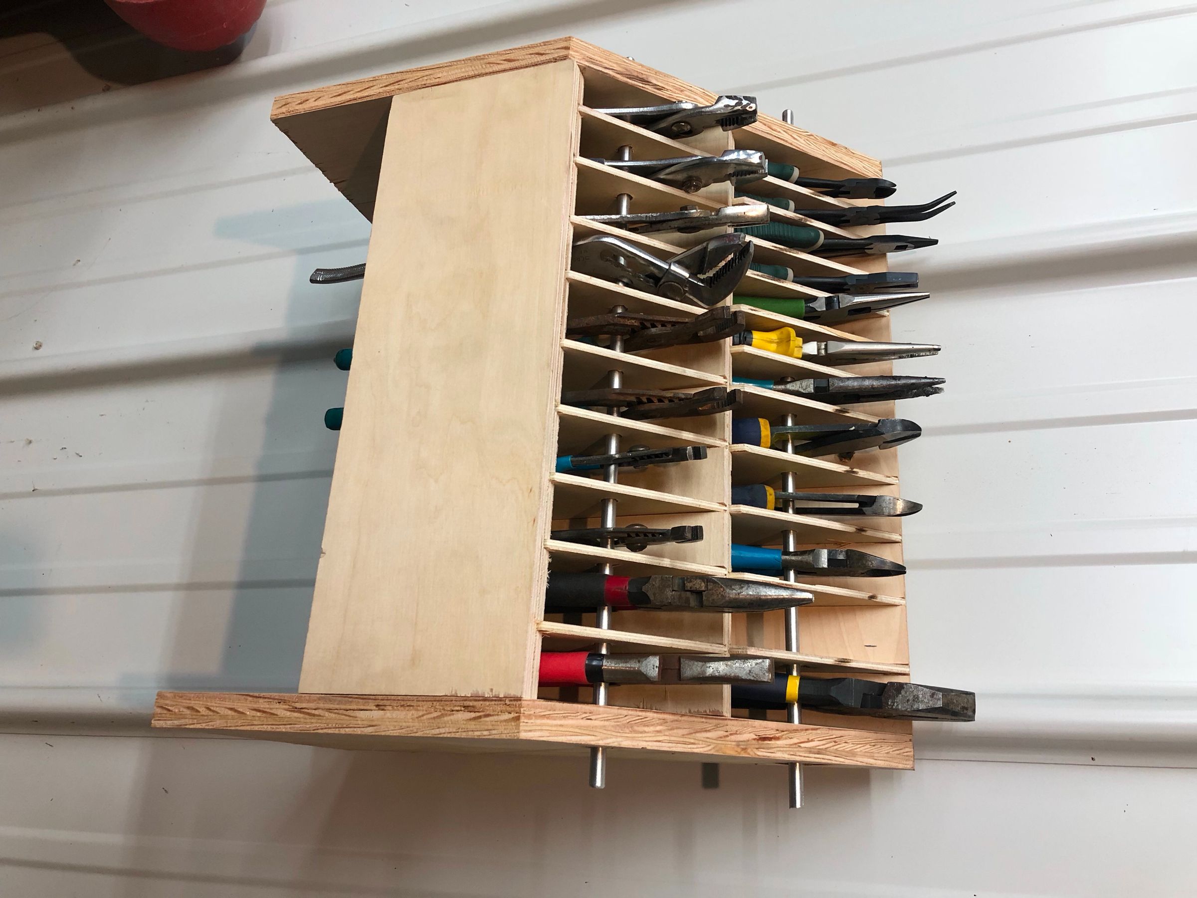 Pliers Organizer Thingy 6 Steps (with Pictures) Instructables