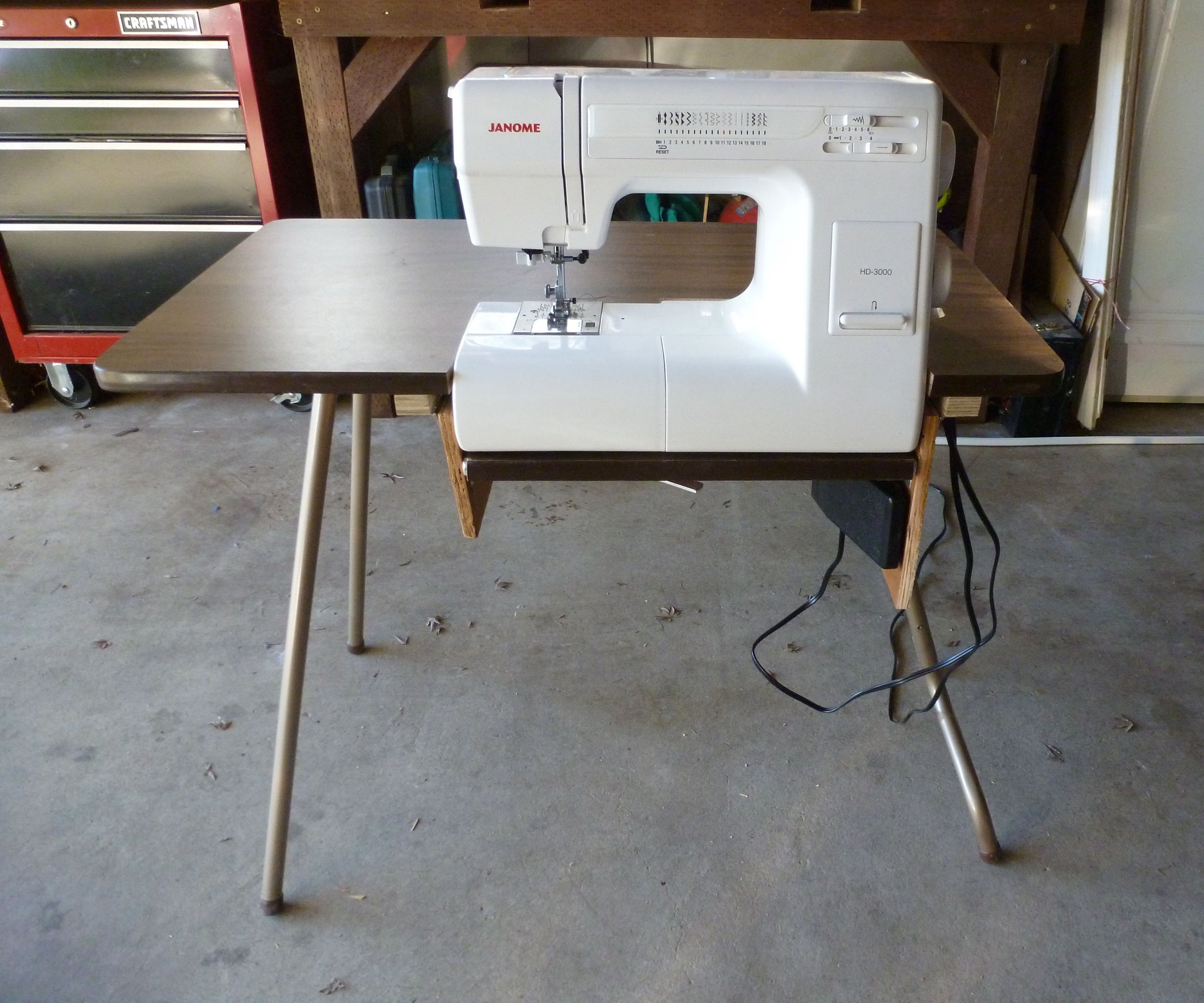 Folding Sewing Machine Table 9 Steps (with Pictures) Instructables