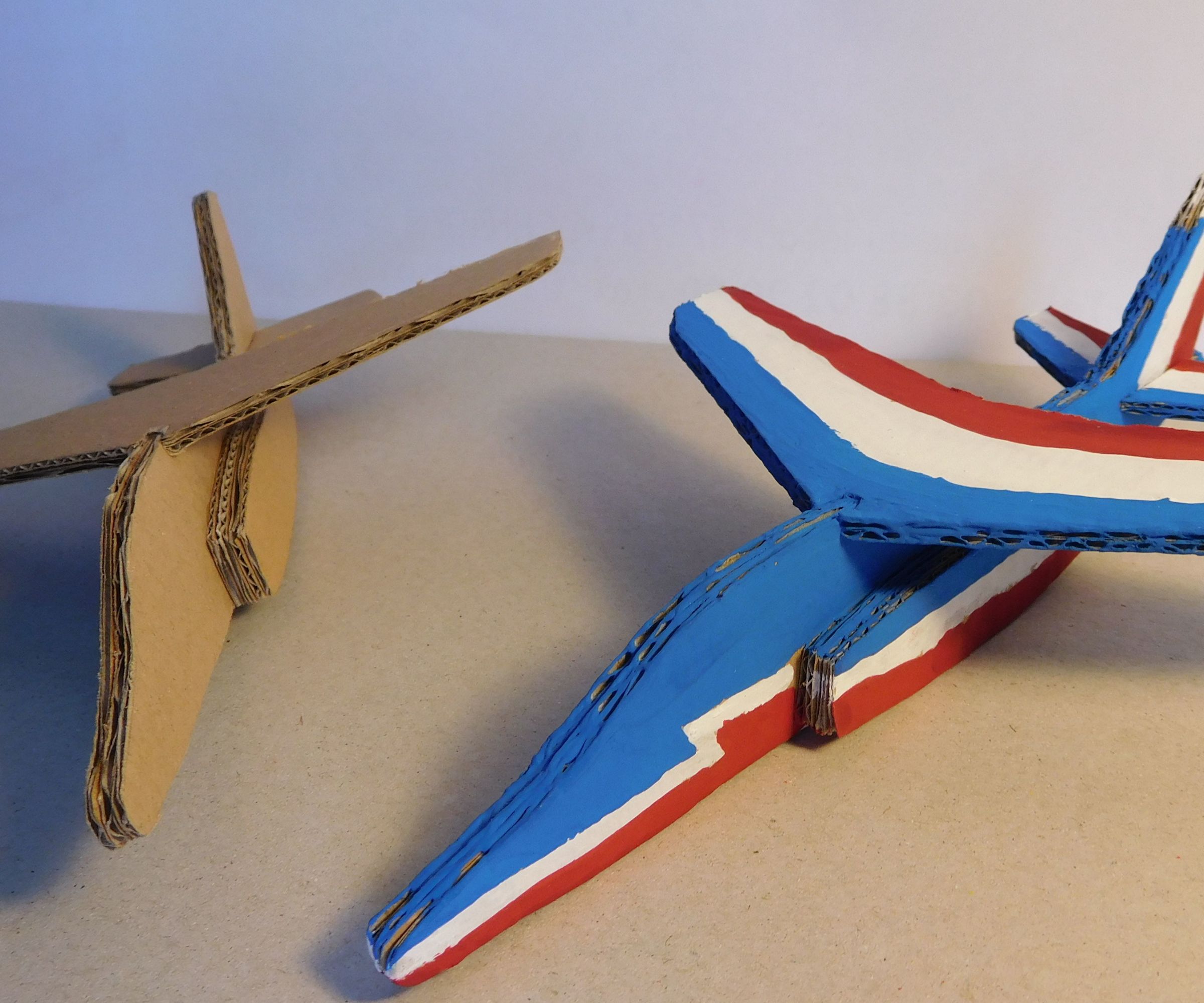 alphajet out of cardboard DIY Project DIY Project Image