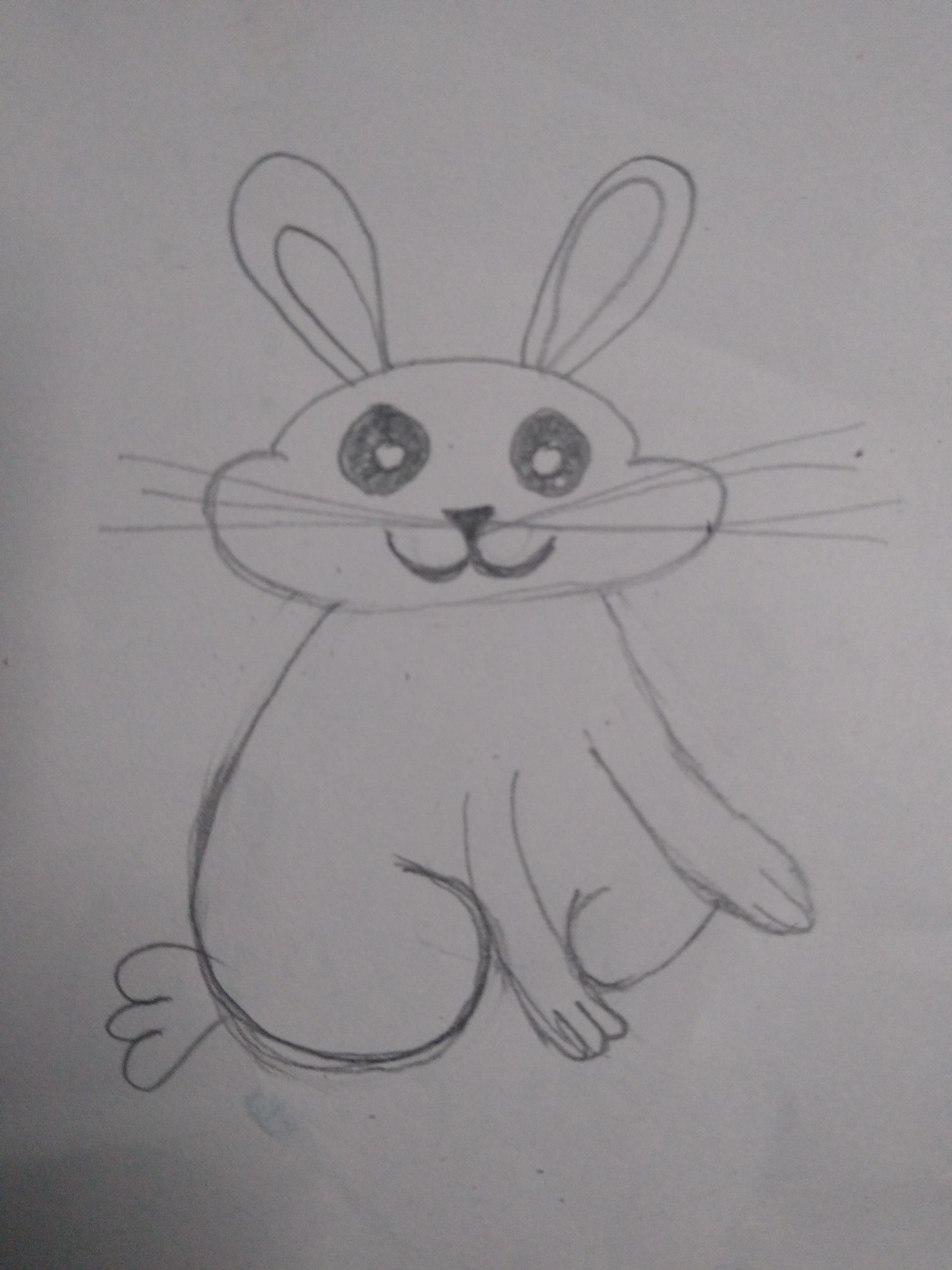 How to Draw a Cute Cartoon Bunny : 6 Steps - Instructables