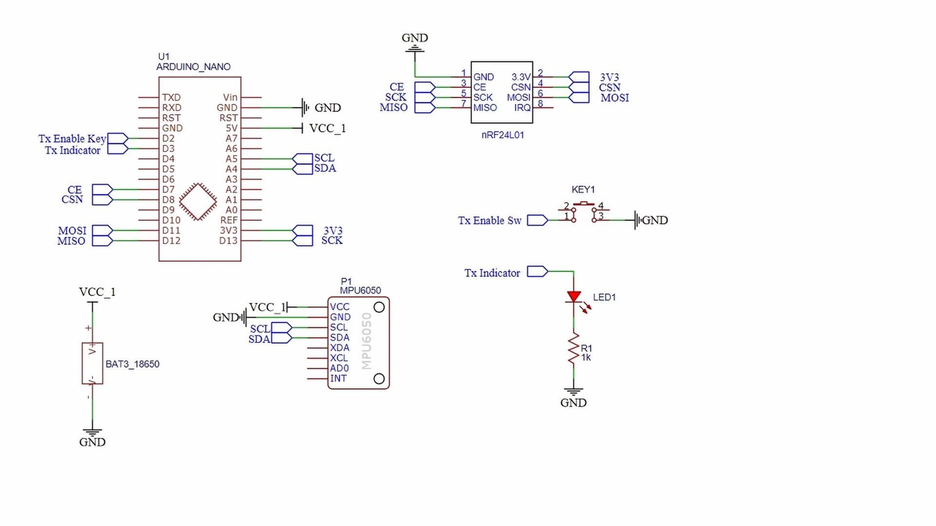 DIY | Hand Gestures Controlled Car Using Arduino | NRf24l01 | MPU6050 ...