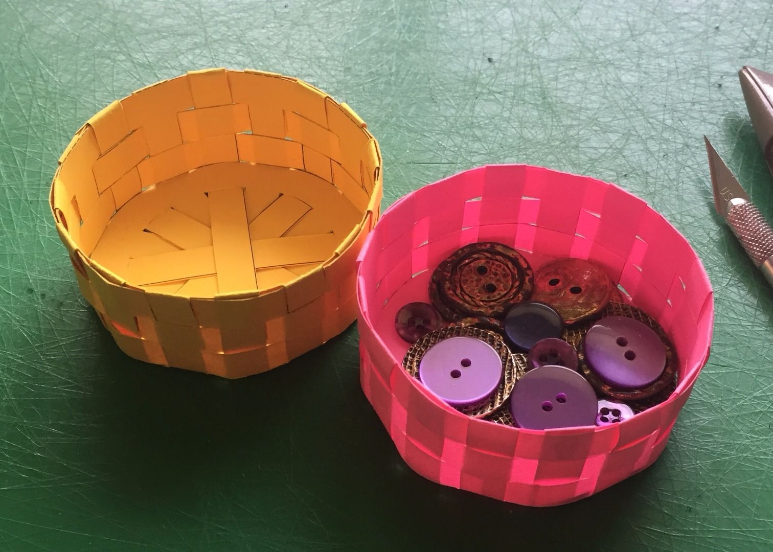 Round Cardstock Basket Using Silhouette 21 Steps (with Pictures