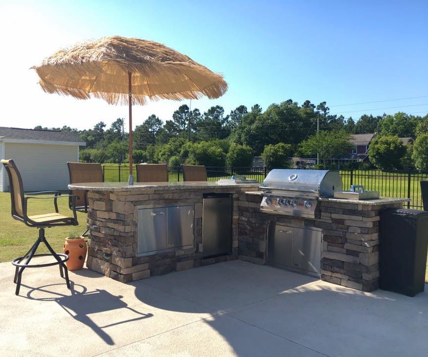 outdoor kitchen island DIY Project DIY Project Image