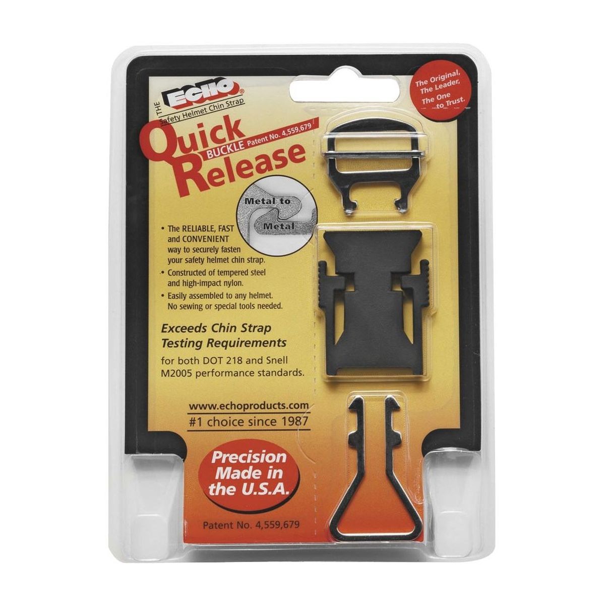 Micrometric Ratcheting Quick Release Buckle for Helmets 12 Steps