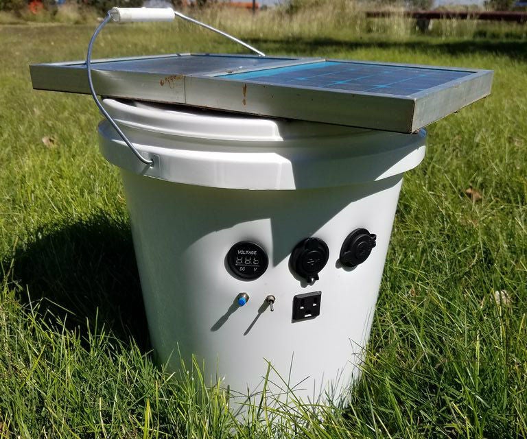 Solar Power Bucket 4 Steps (with Pictures) Instructables