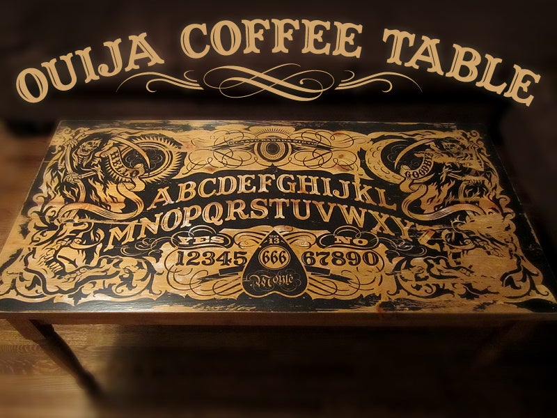 Ouija Coffee Table 11 Steps With Pictures Instructables - Ouija Coffee Table