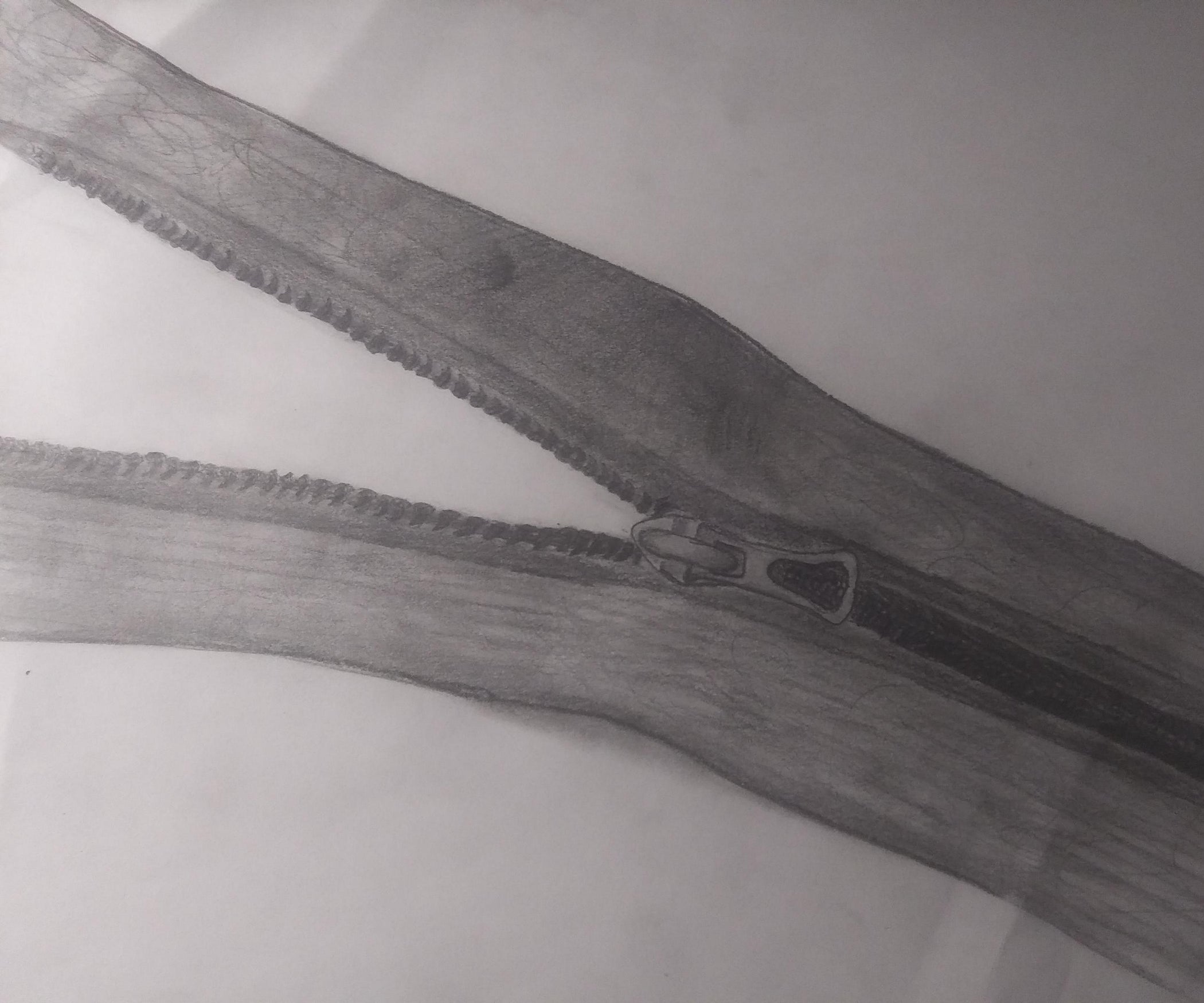 3 Step Zipper Drawing 4 Steps Instructables