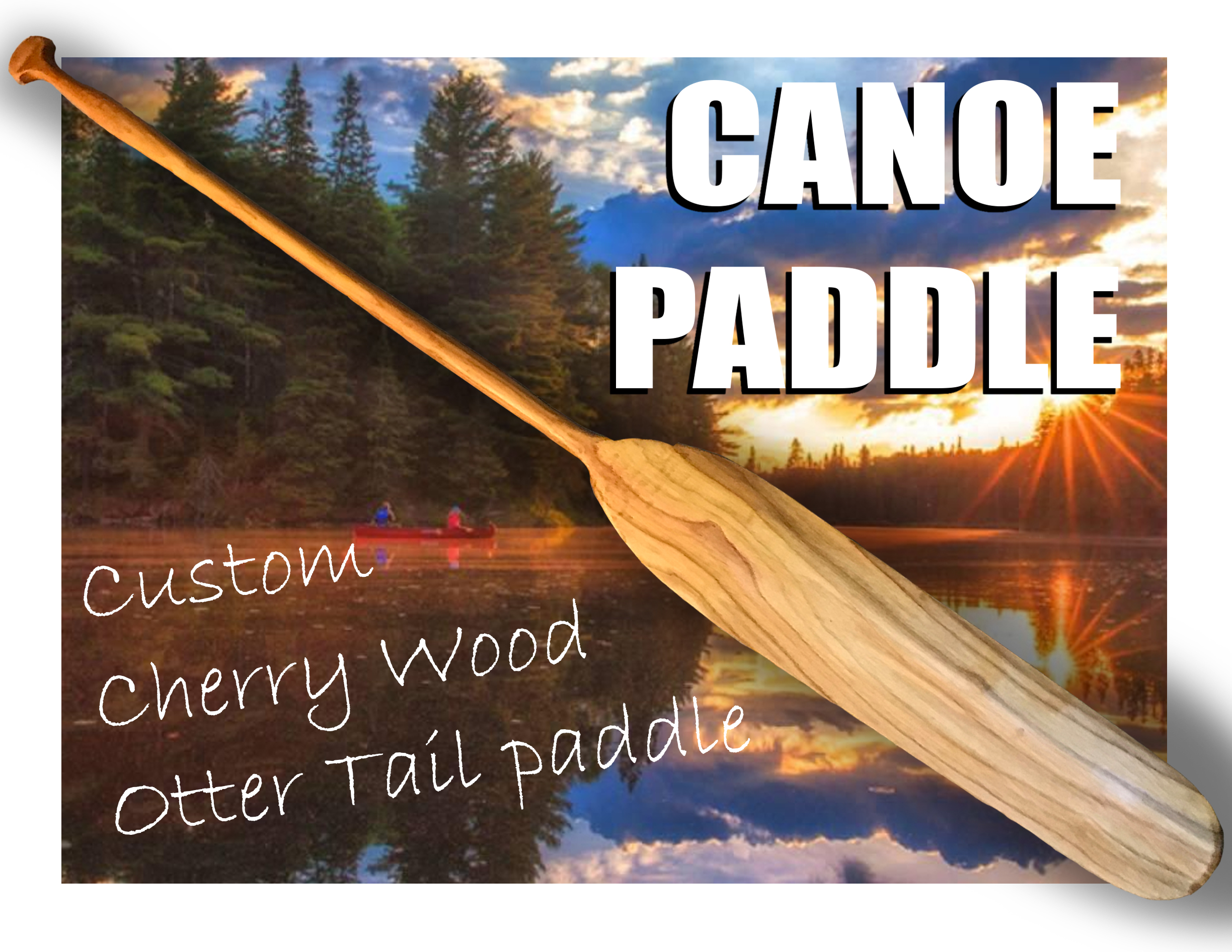 Canoe Paddle Custom Cherry Wood Paddle 6 Steps (with Pictures