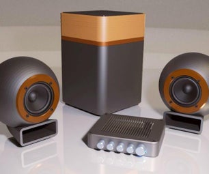 2.1 Bluetooth Sound System - Fully Printable