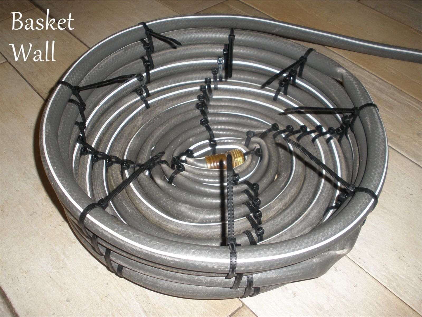 Recycled Garden Hose Basket Instructables