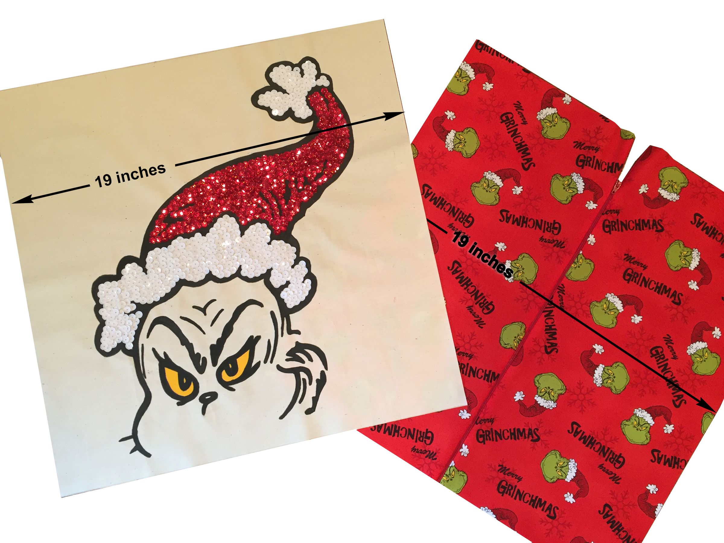 Mr Grinch Pillow a Pottery Barn KnockOff 13 Steps (with Pictures) Instructables