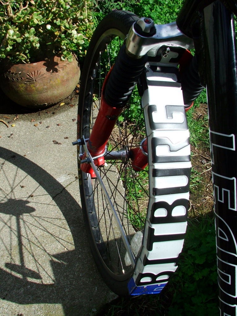License Plate Bike Fender 7 Steps (with Pictures) Instructables