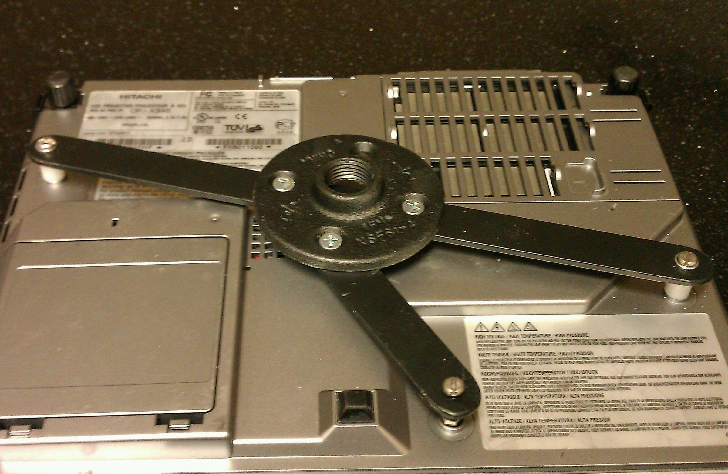 Projector Ceiling Mount for Hitachi Dukane 6 Steps Instructables