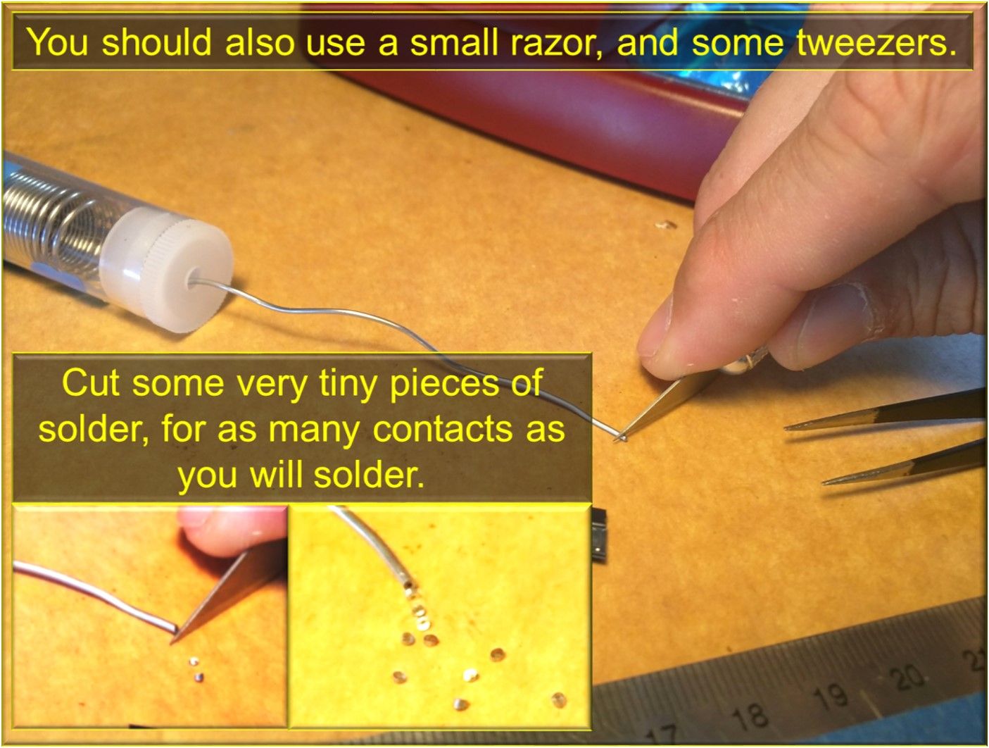 How to Solder SMD / SMT Components With a Soldering Iron 12 Steps