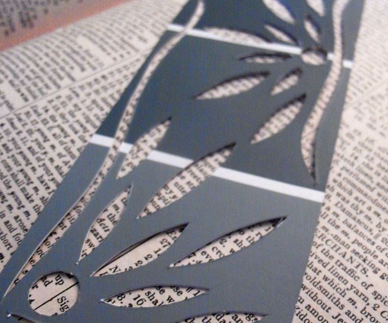 bookmark from paint samples DIY Project DIY Project Image