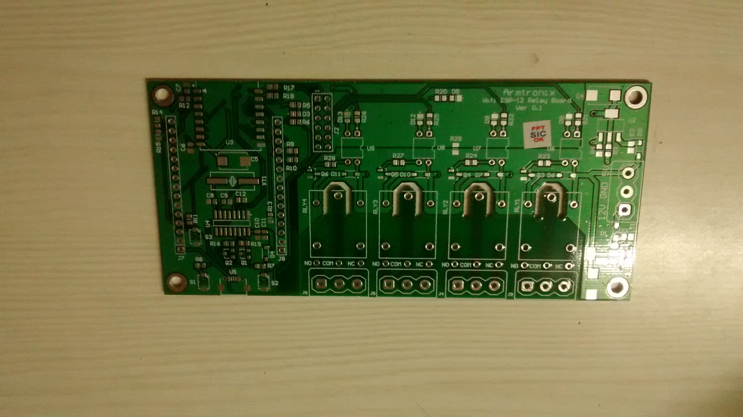 Arduino NodeMCU ESP8266 Based WIFI Smart Strip 4 Relay Switch Board