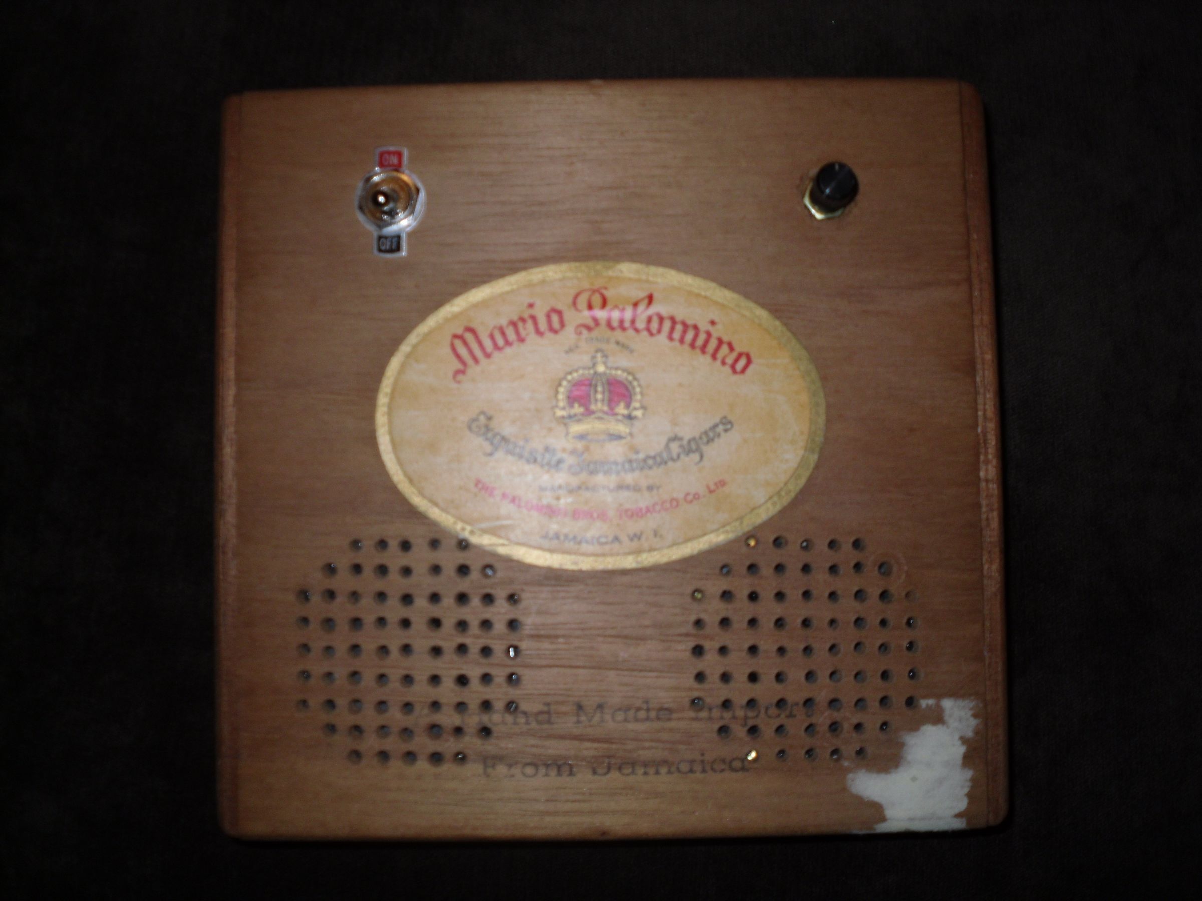 BatteryPowered Cigar Box Guitar Amp 5 Steps Instructables