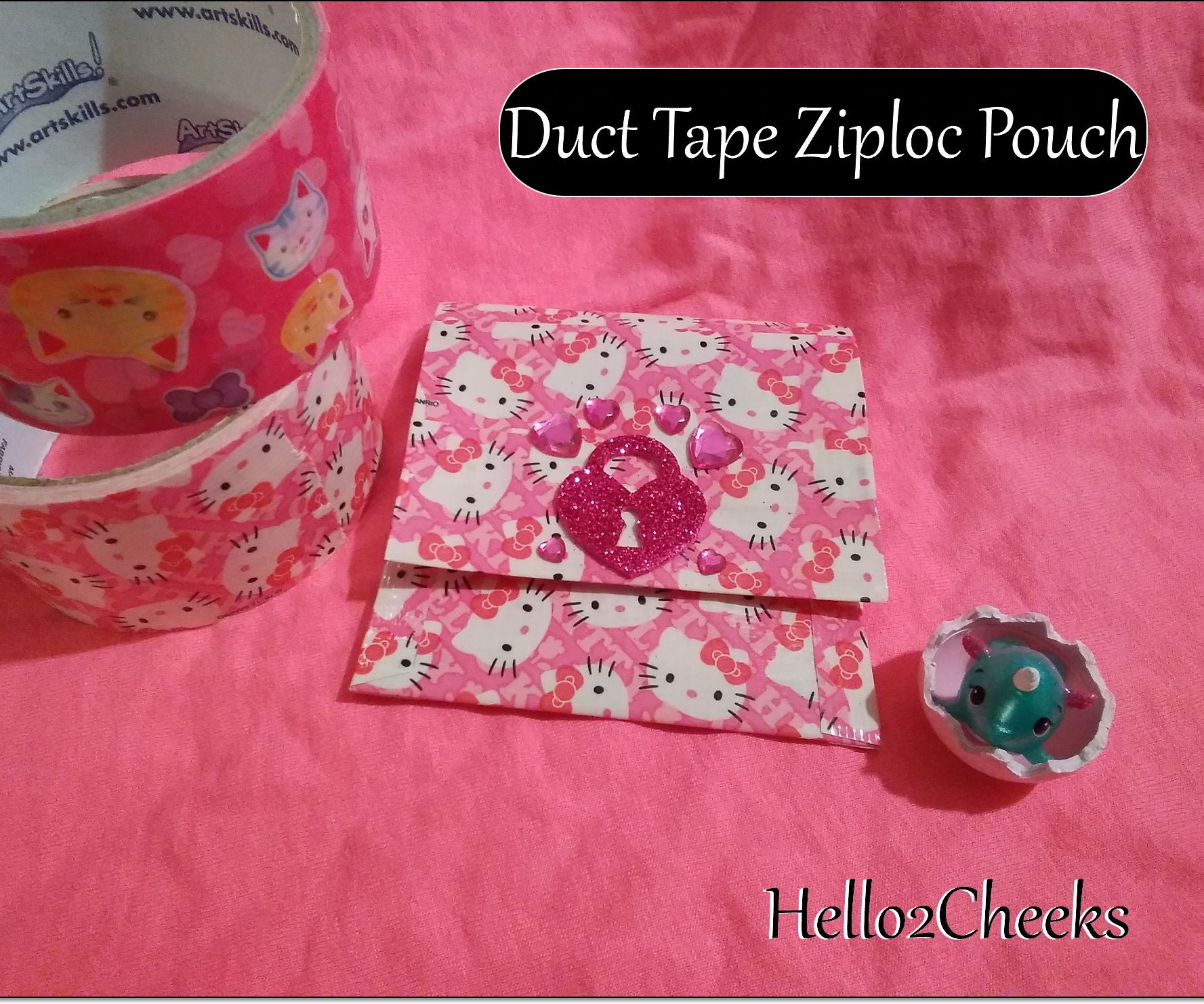 Duct Tape Ziploc Pouch 9 Steps Instructables