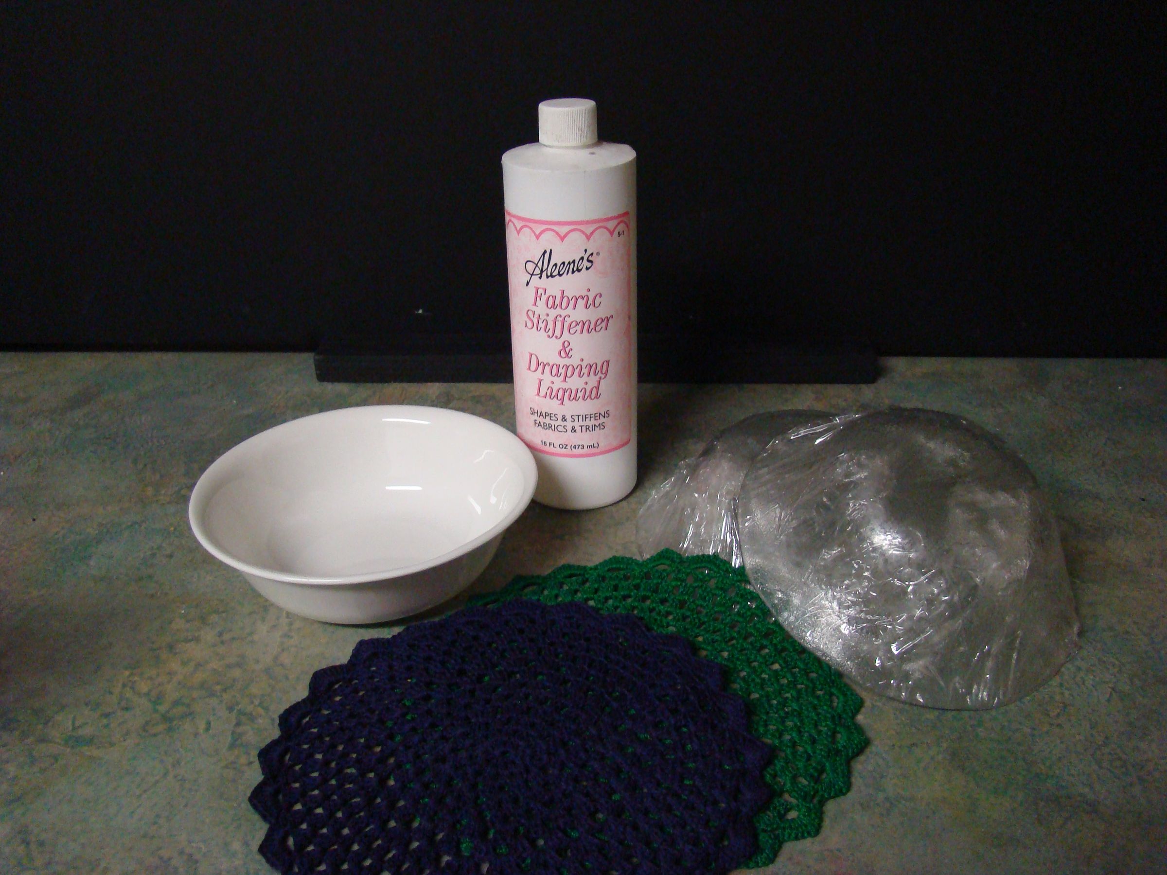 How to Make a Bowl Out of a Doily 11 Steps (with Pictures