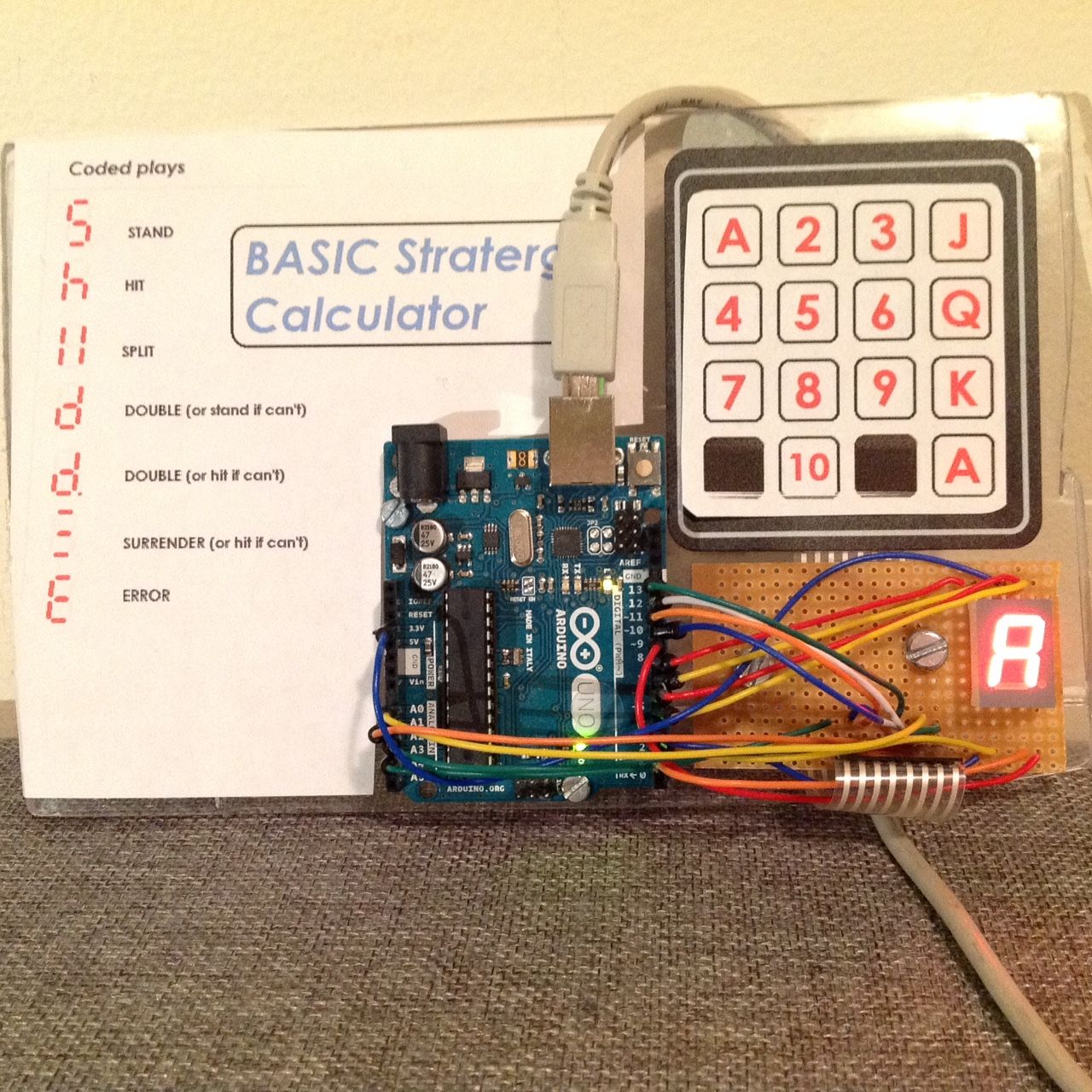 Blackjack Basic Strategy Calculator 5 Steps Instructables