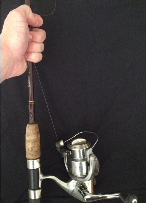 attaching reel to rod