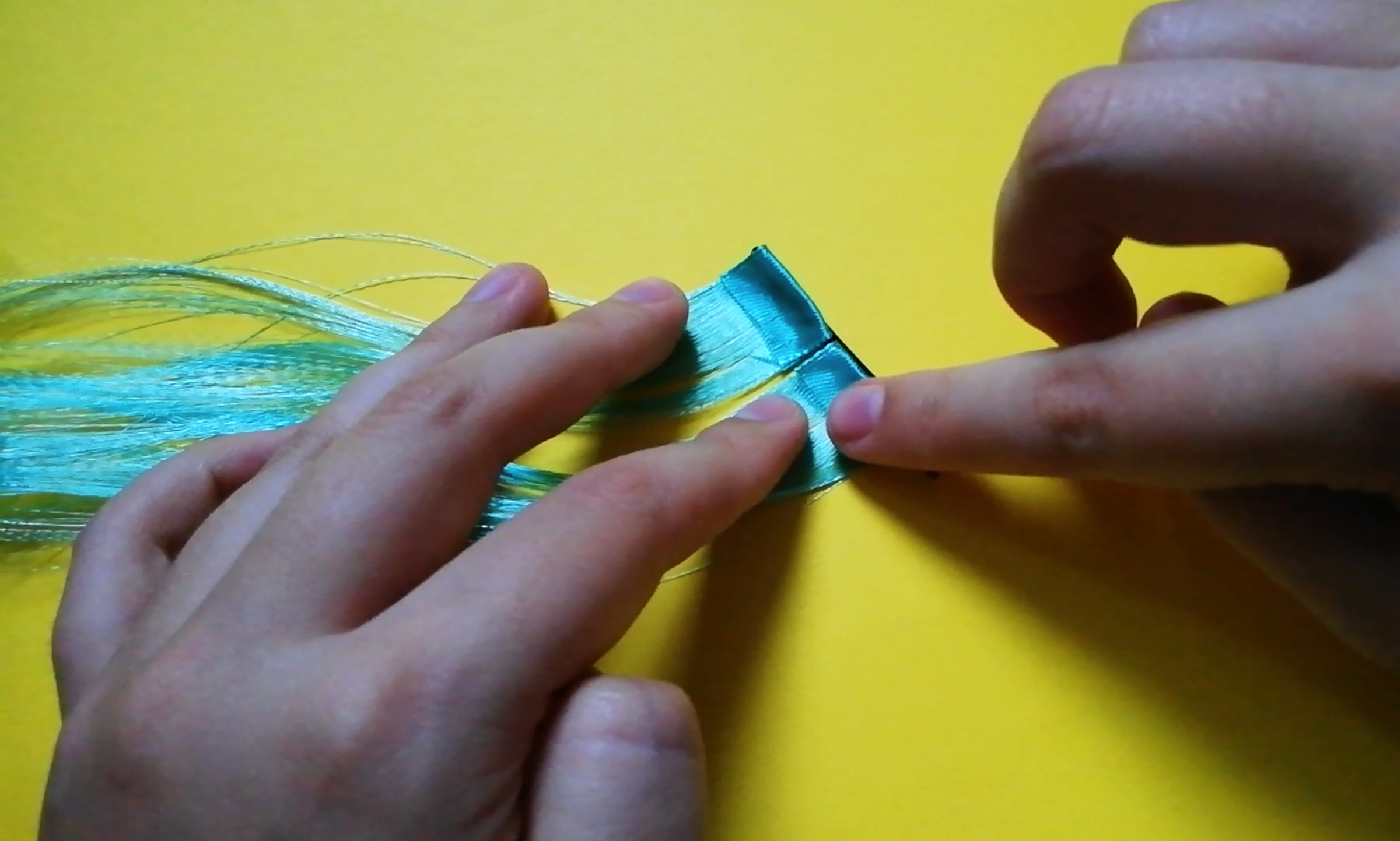 DIY Fake Hair Using Ribbons 6 Steps (with Pictures) Instructables