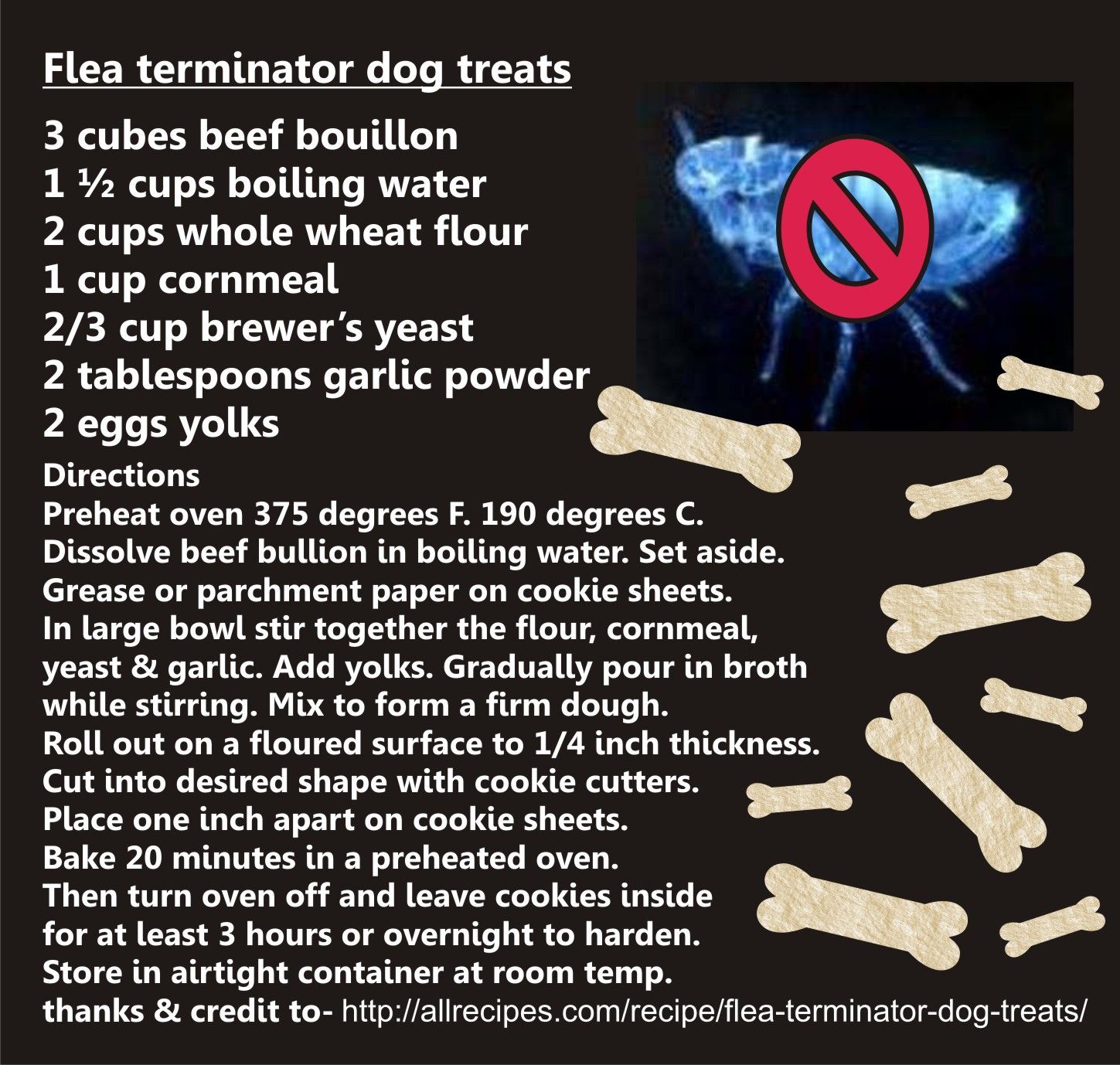 flea terminator dog treats