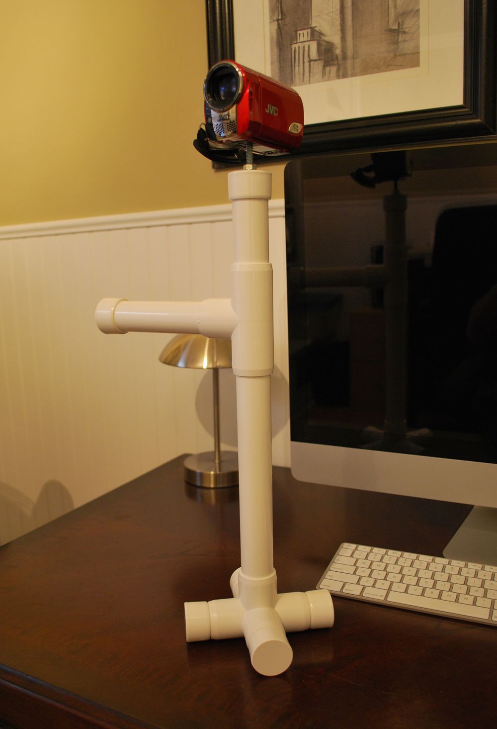 DIY guide for How to Build a PVC Steadicam ($14 Steadicam Redux) with step-by-step instructions