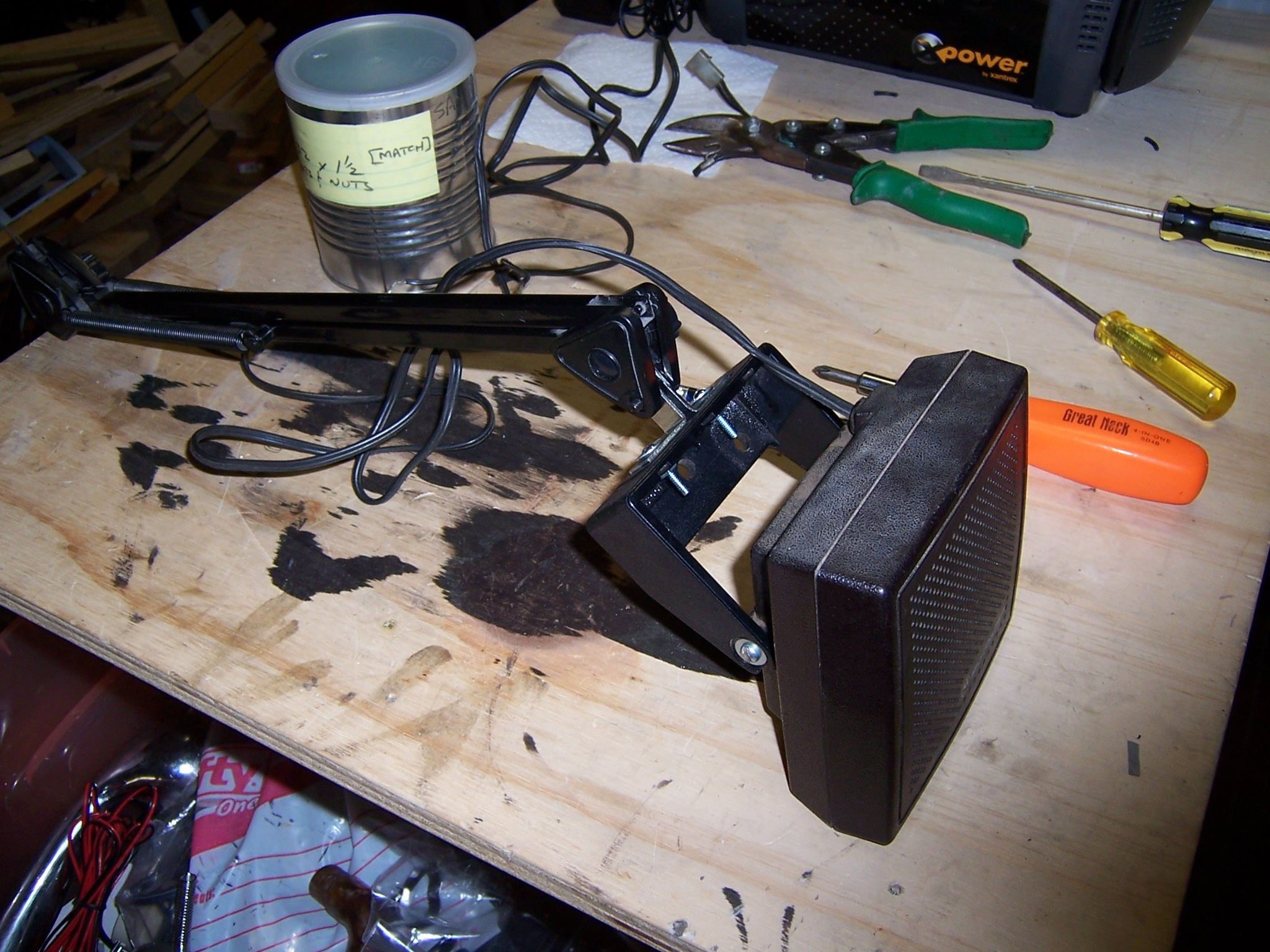 "floating" computer speaker mount DIY Project DIY Project Image