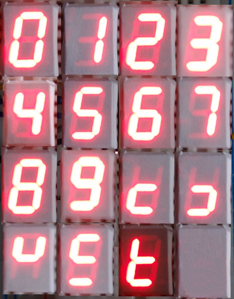 Arduino and 7 Segment LED Display Decoder - Instructables