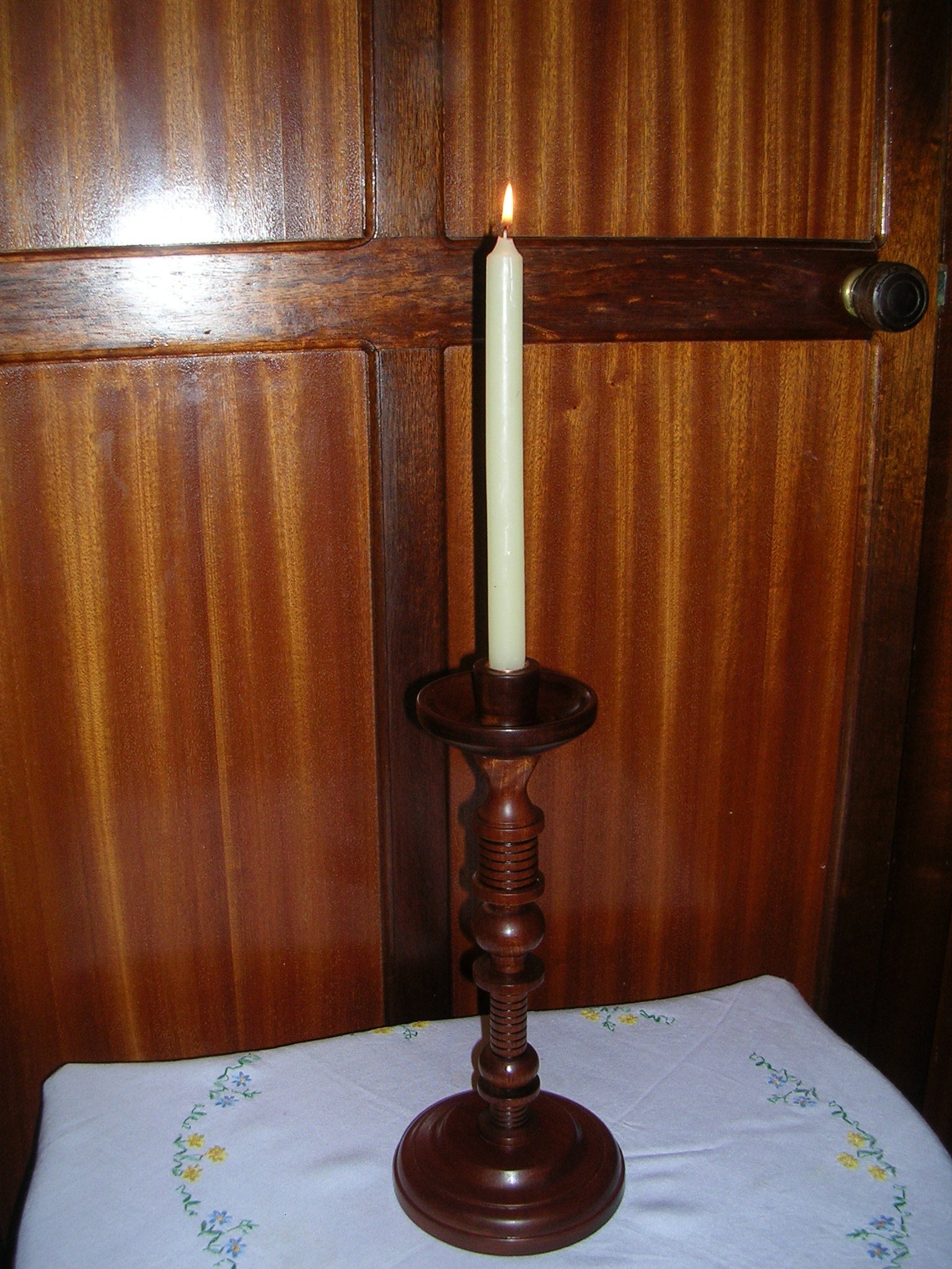 Three Part Turned Wooden Candlestick. Instructables