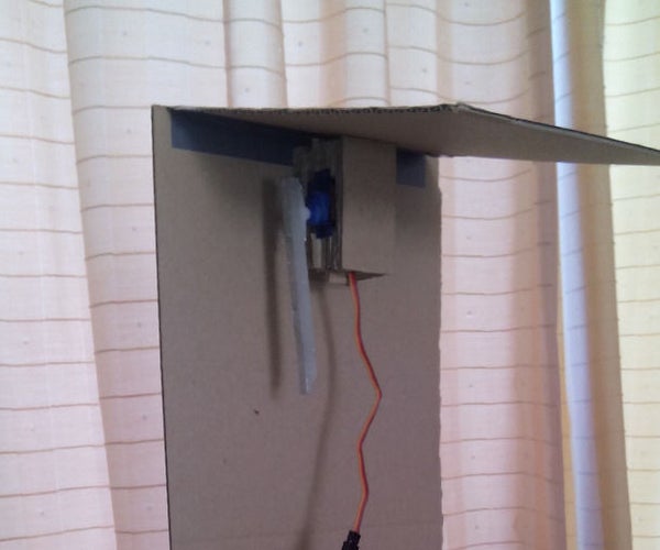 'Home Alone' Burglar Deterrent/ Use Attiny13 to Drive a Steppermotor and a Servo