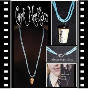 Recycled Luna Lovegood Cork Necklace 