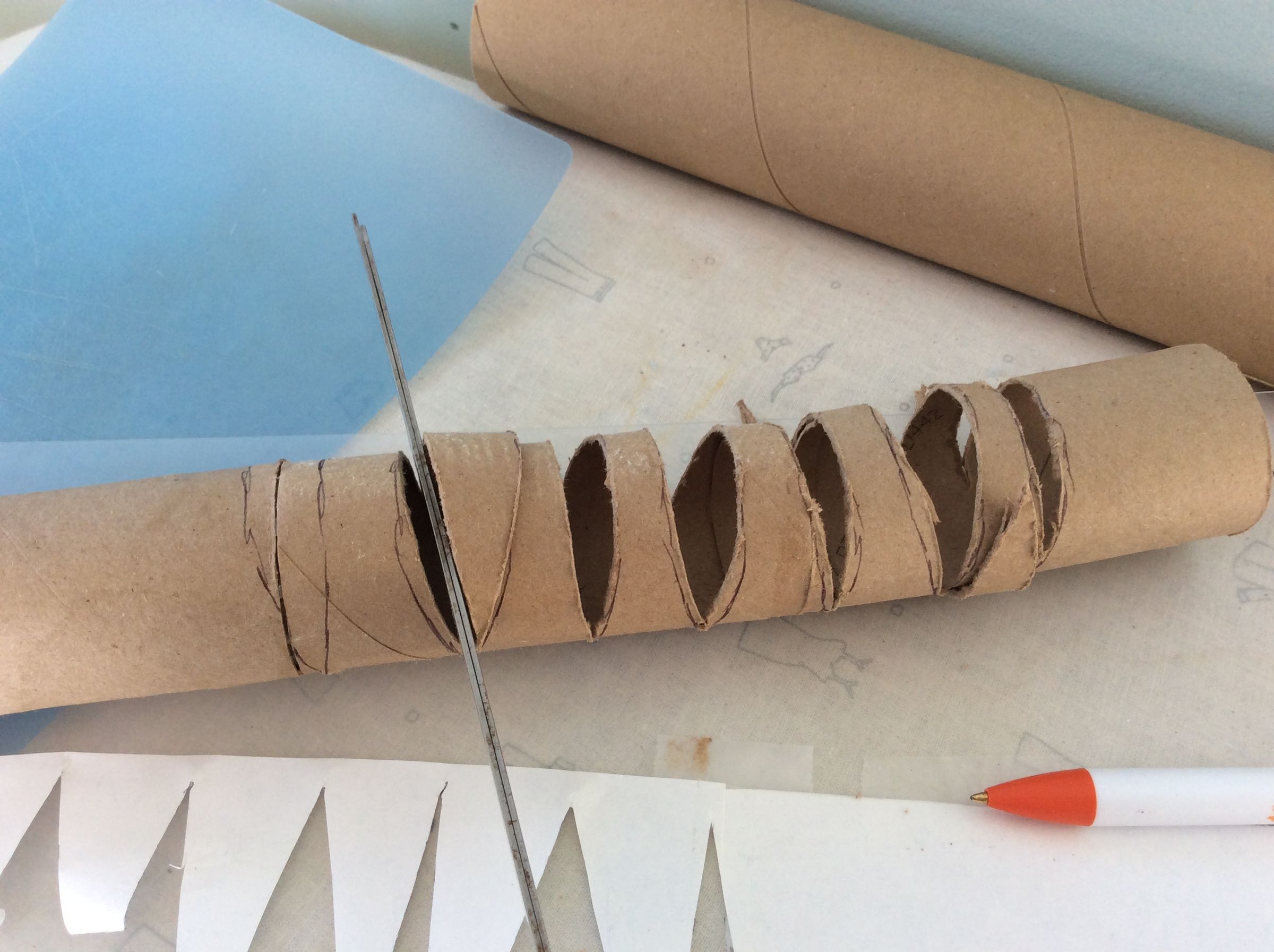 Large Cardboard Candy Canes 9 Steps Instructables