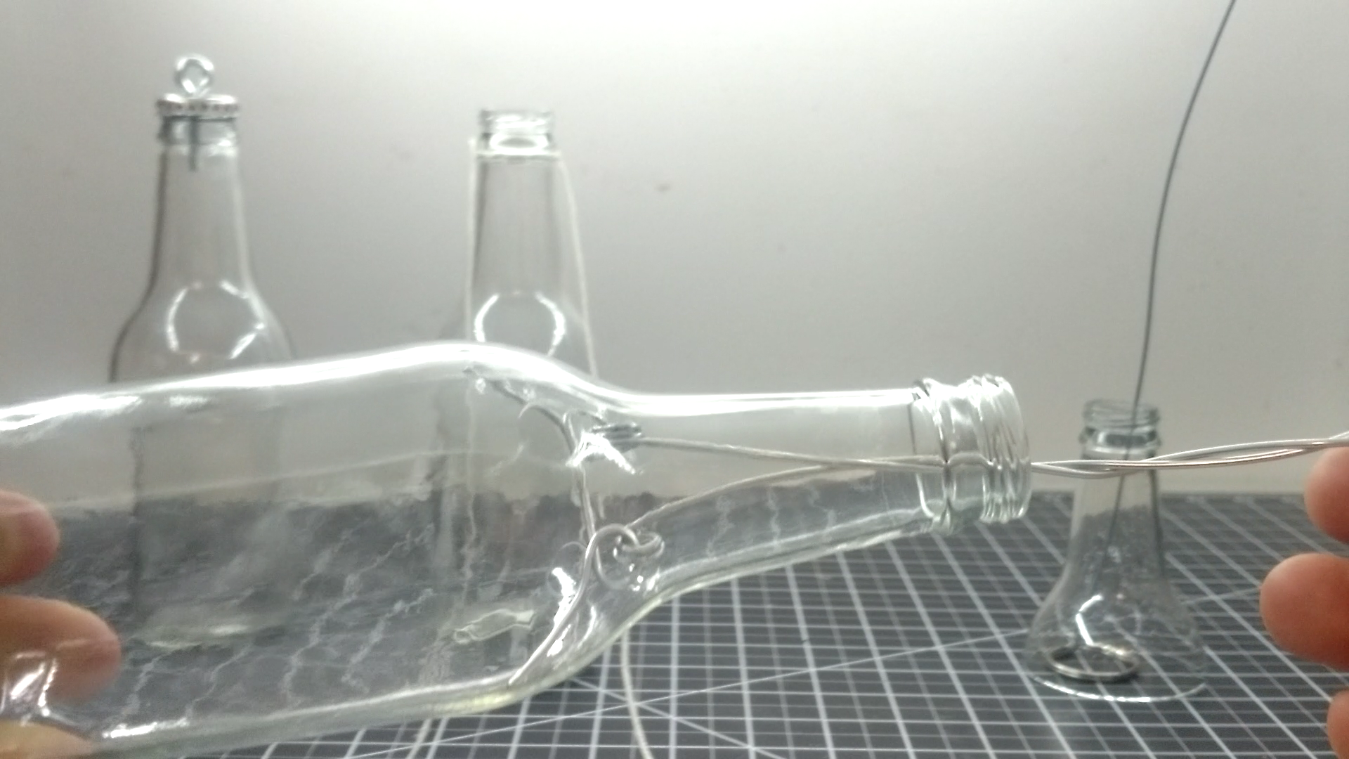 Hang a Glass Bottle 4 Ways 6 Steps Instructables