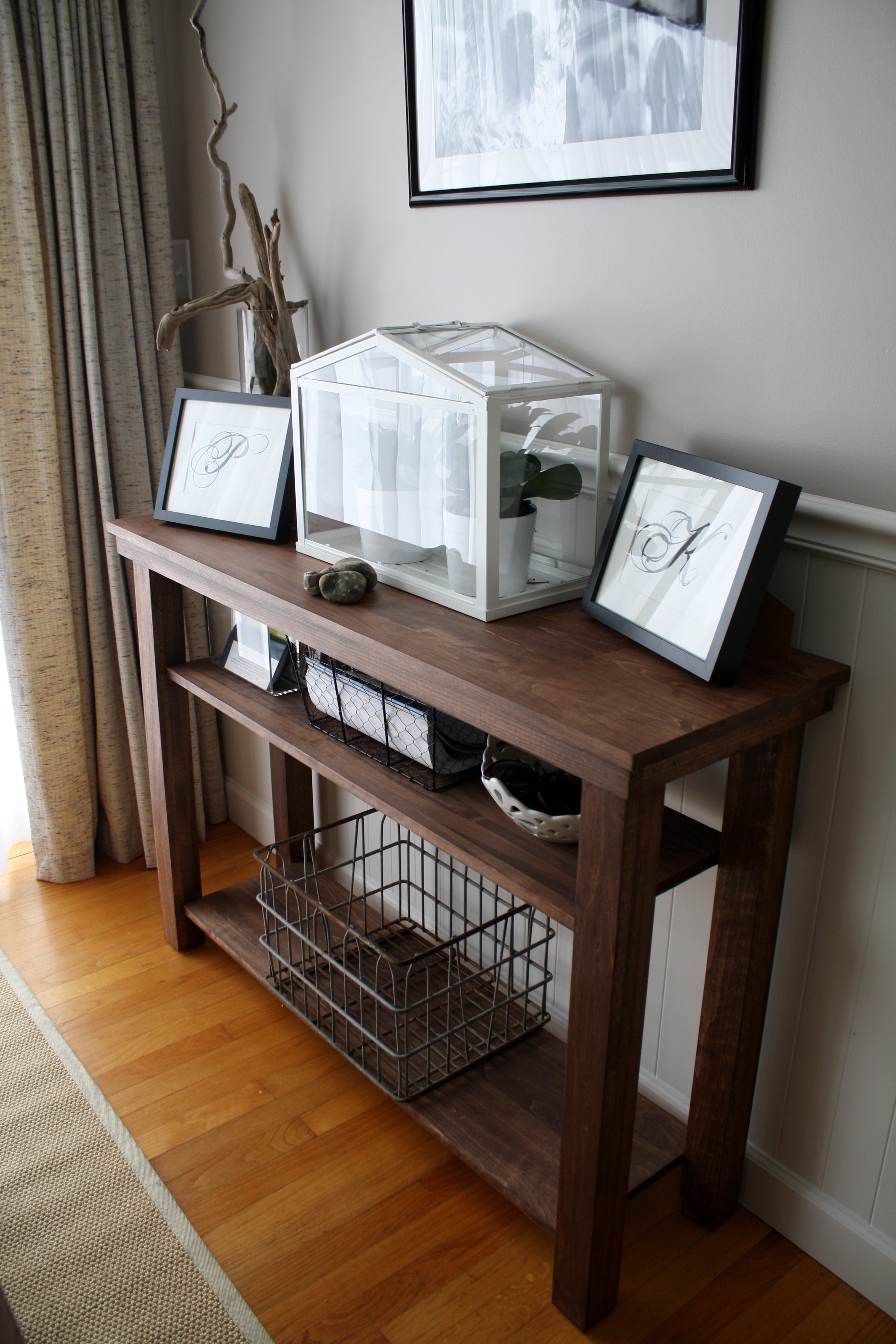 Build a Dining Room Console Table (side or Serving Table) 5 Steps
