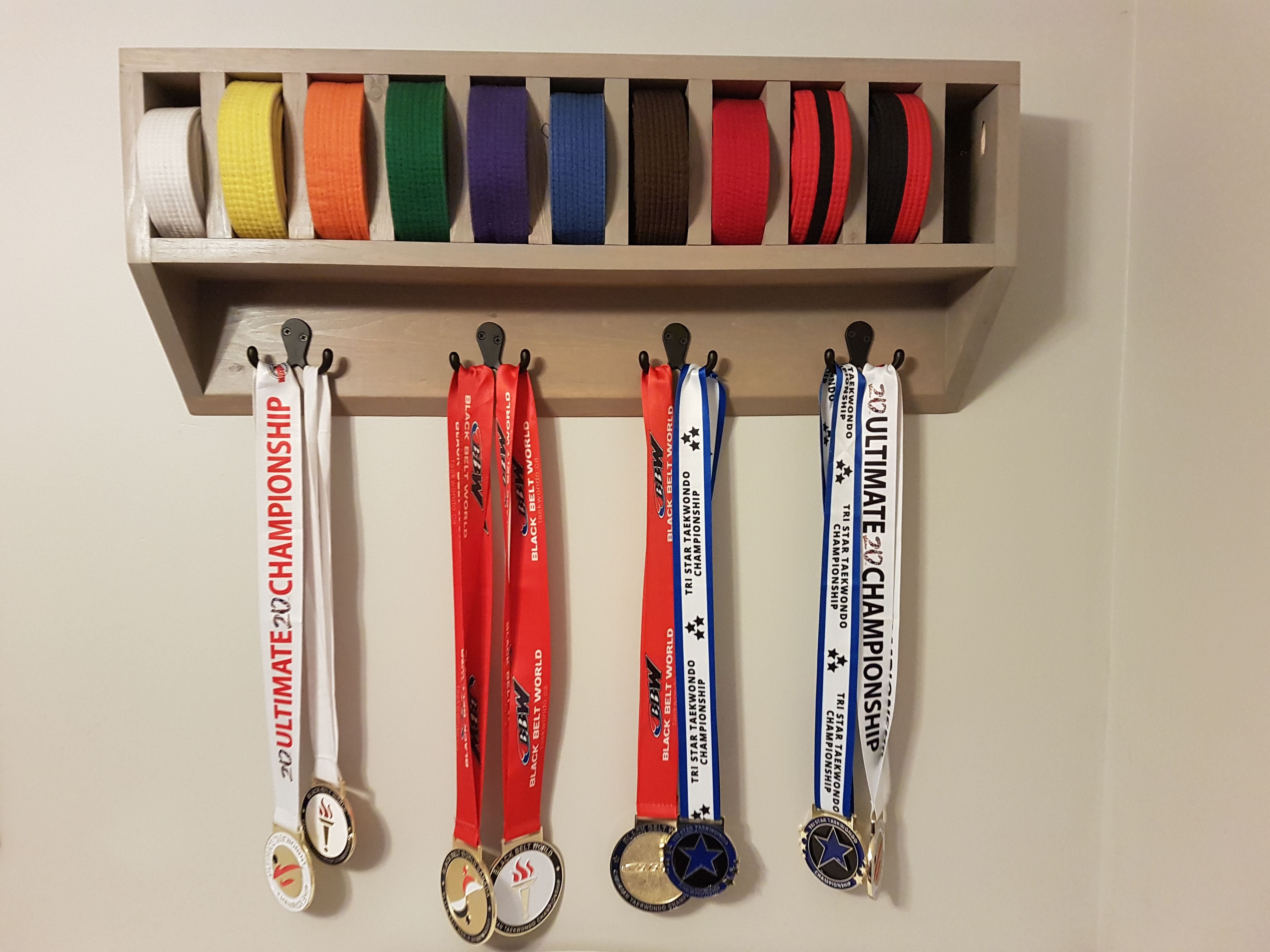 tkd belt display