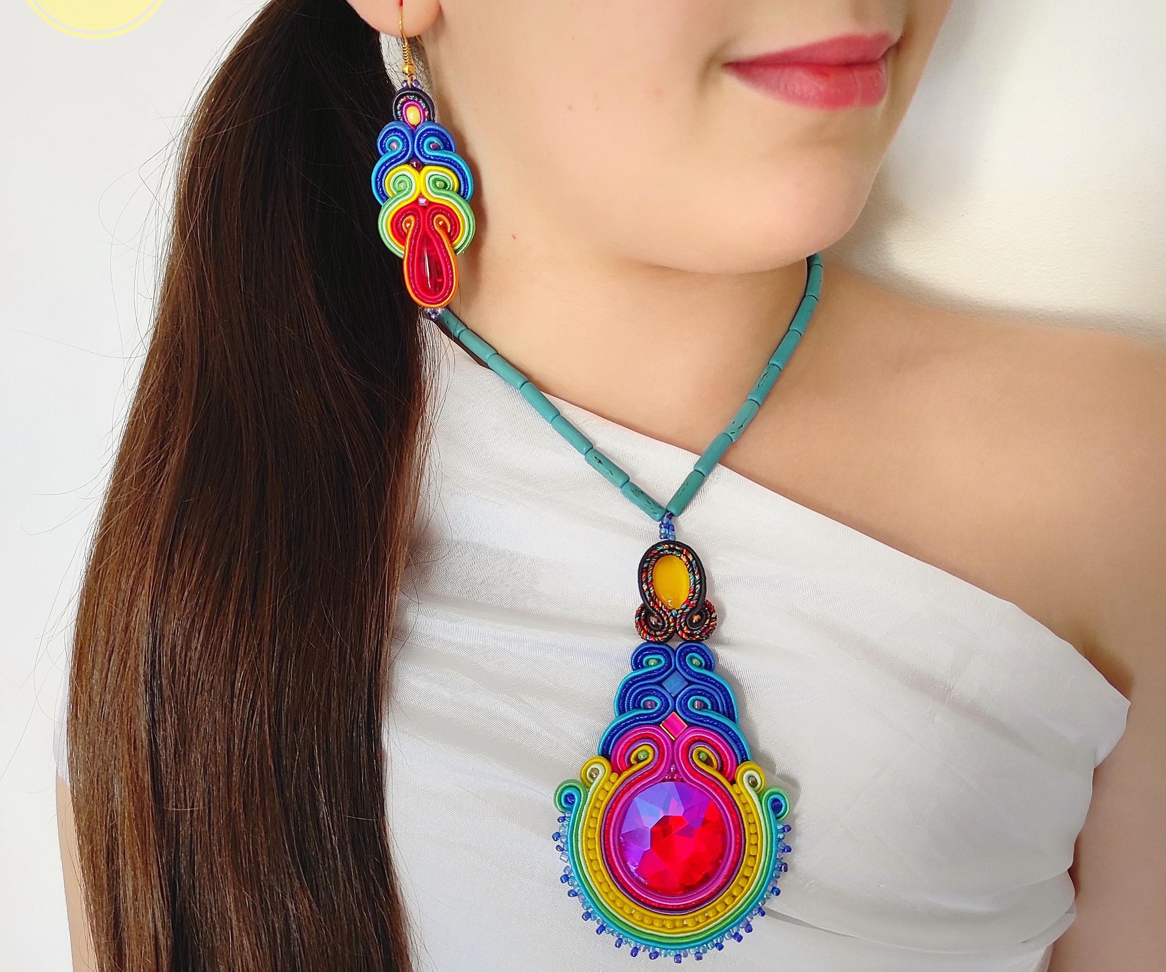 Crystal Rainbow Set Jewelry