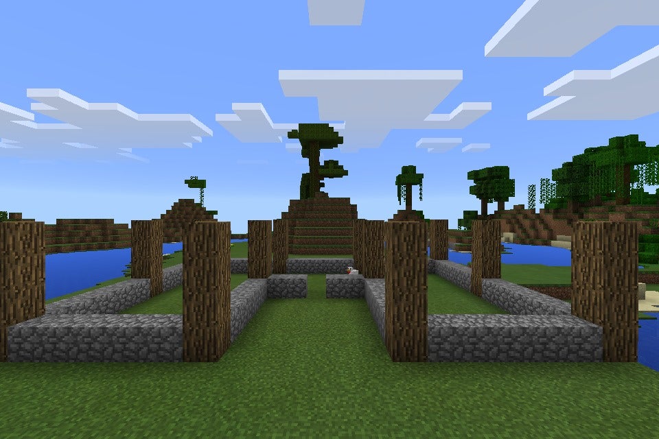 How To Build A Large Minecraft House 12 Steps Instructables