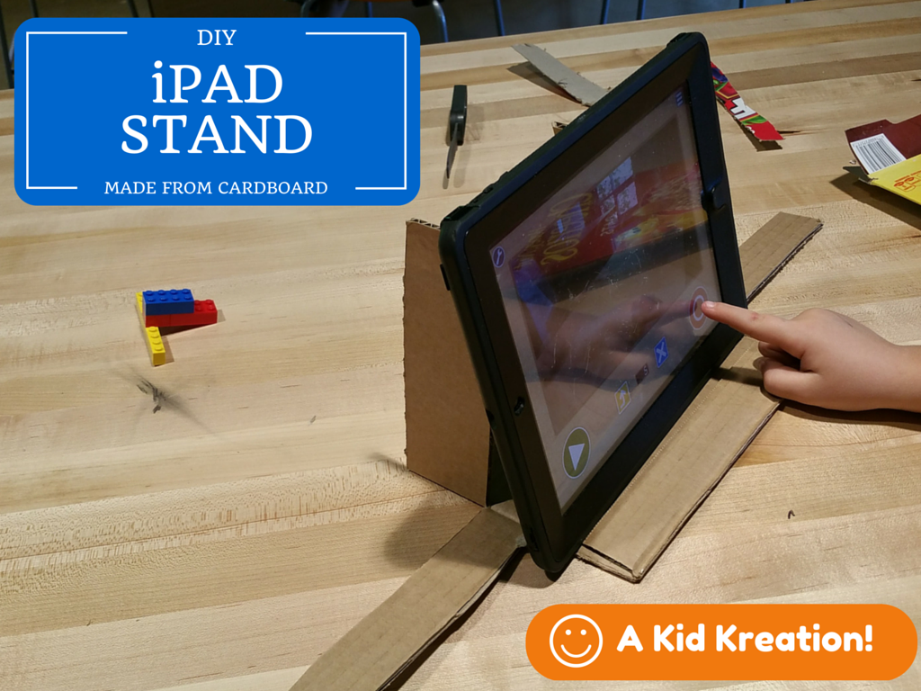 homemade tablet stand