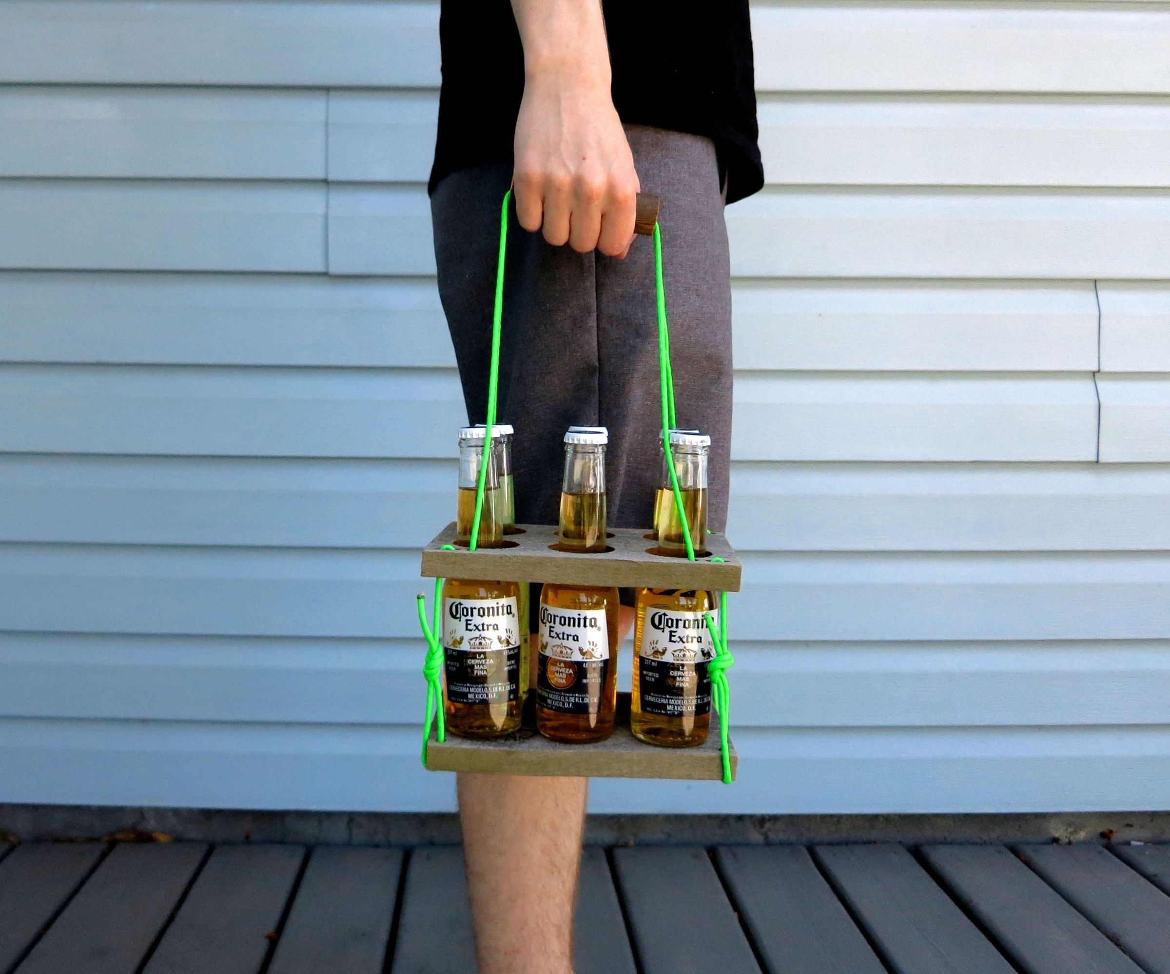 an unconventional beer caddy DIY Project DIY Project Image