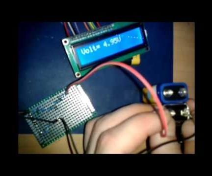 DIY guide for Arduino - Home Made DIY VOLTMETER with step-by-step instructions