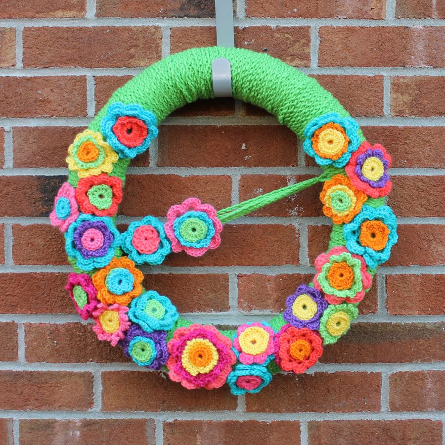 Crochet Flower Wreath! 5 Steps (with Pictures) Instructables