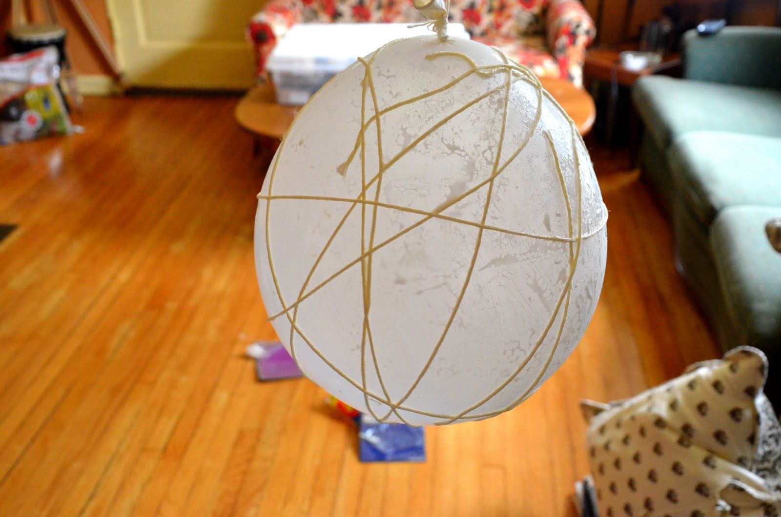 Hanging Yarn Ball Art 7 Steps (with Pictures) Instructables