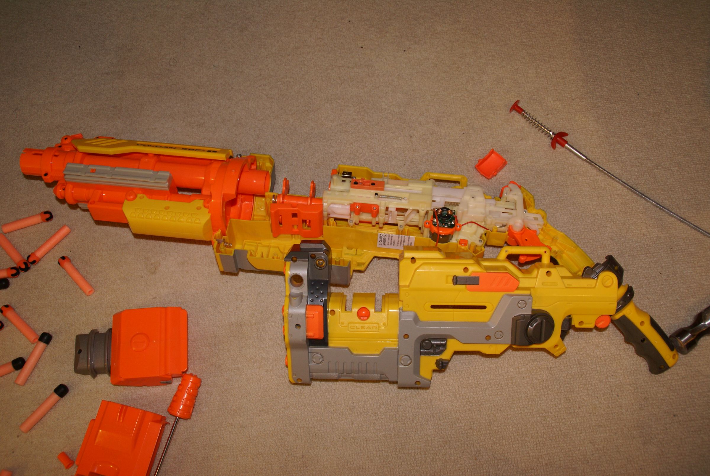 Nerf Vulcan Modification Project 8 Steps (with Pictures) Instructables