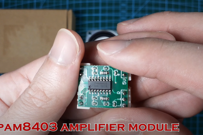 Connecting Speaker and PAM8403