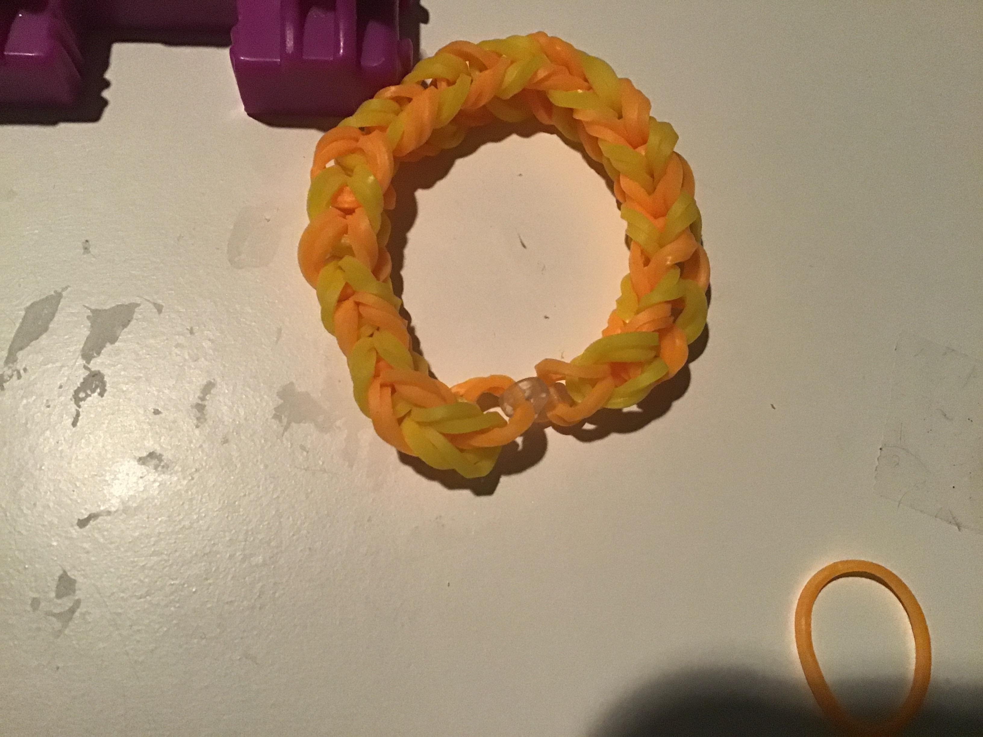 rainbow fishtail bracelet