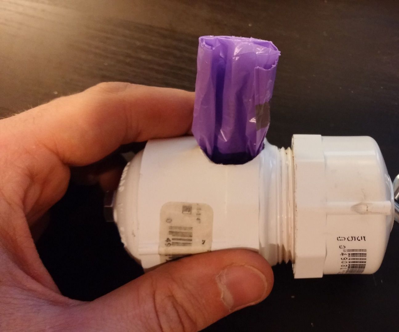 diy dog waste bag dispenser