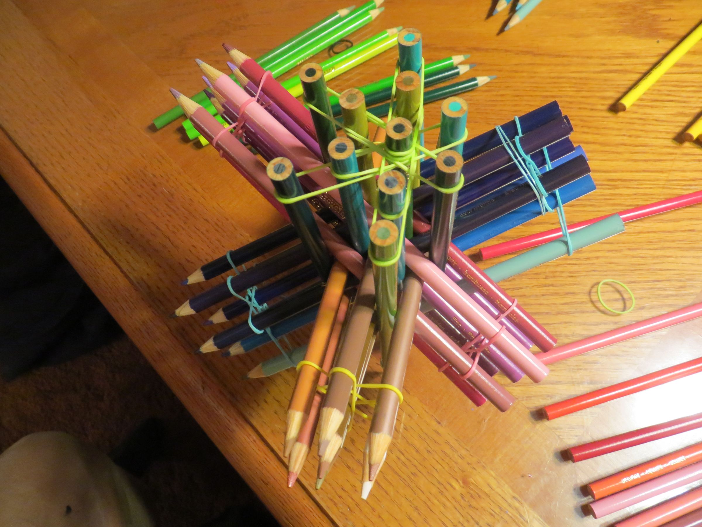 76 Pencil Sculpture 5 Steps (with Pictures) Instructables